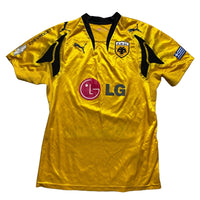 AEK Puma Greece Football Jersey Yellow and Black (M)
