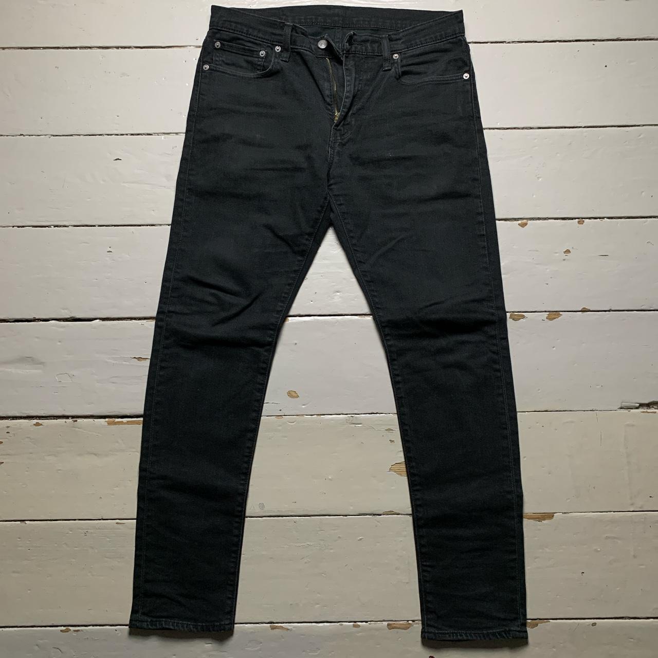 Levis 512 Jet Black Jeans