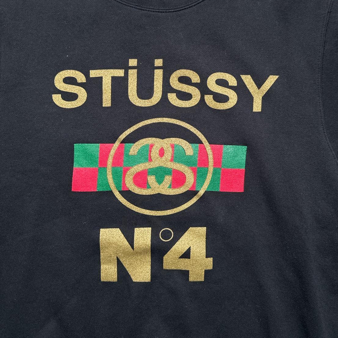 Stussy Gucci Vintage Jumper Black and Gold (M)