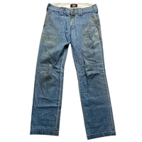 Dickies Jean Cargo Trousers Light Faded Blue (32W)