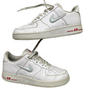 Nike Air Force 1 Jewel White and Red (UK 10)