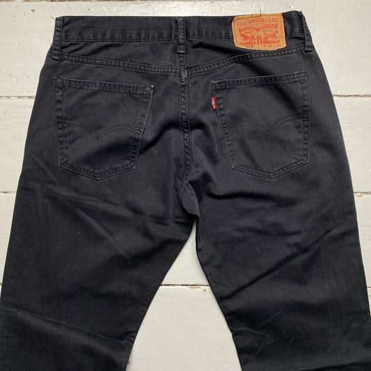 Levis 514 Black Trouser Jeans