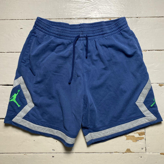 Jordan Blue and Green Shorts