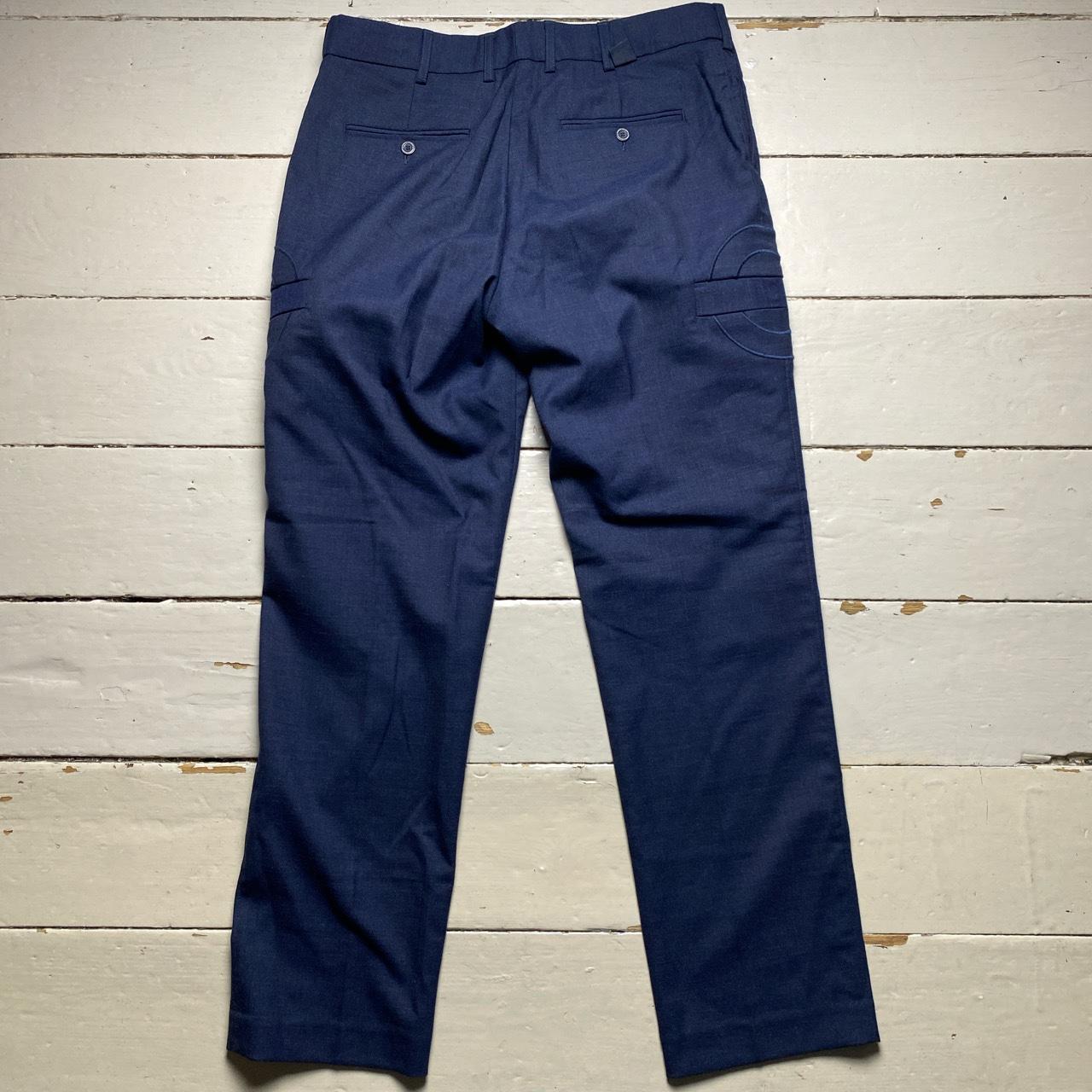 London Underground Navy Cargo Type Trousers