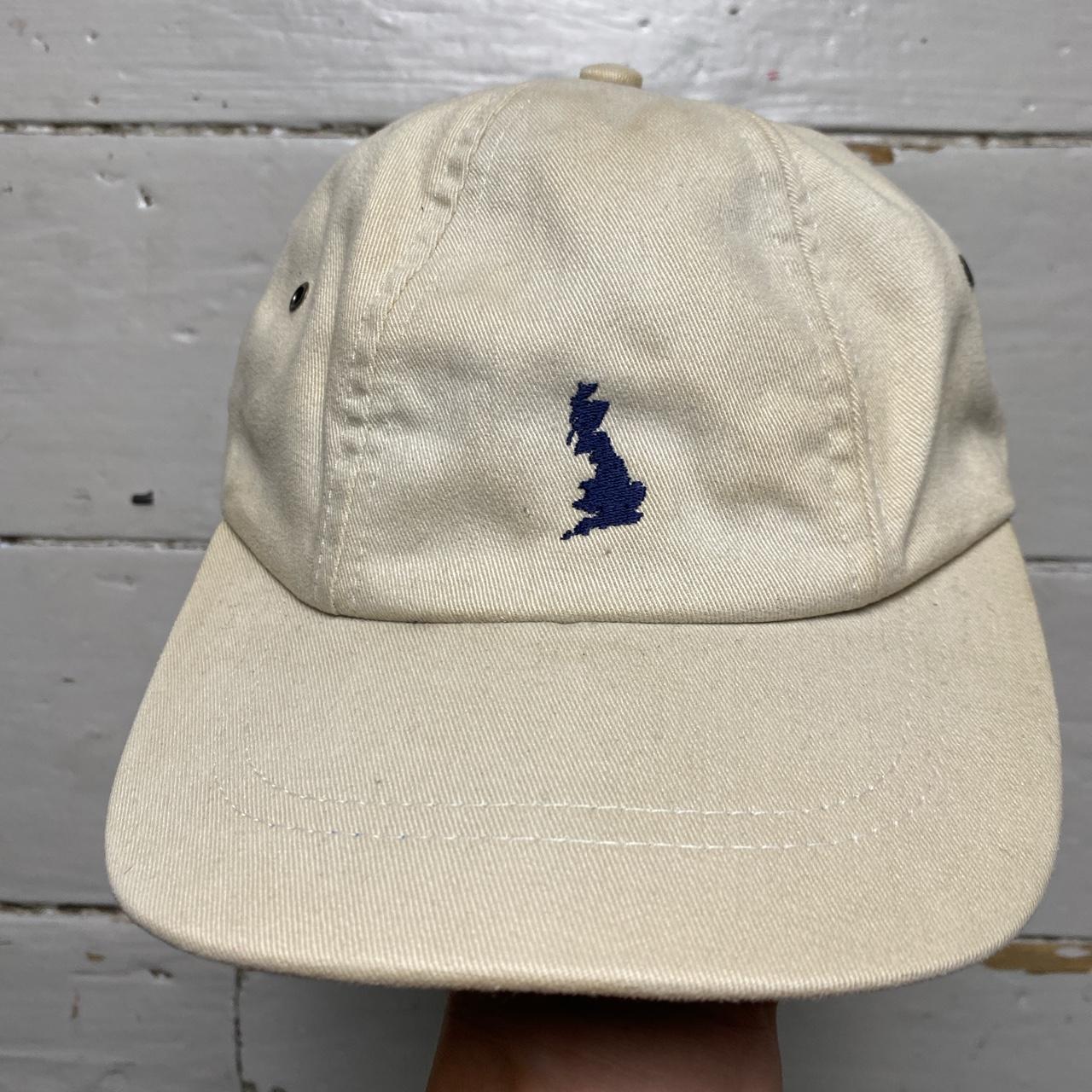 Hackett Great Britain Island Cream and Blue Cap