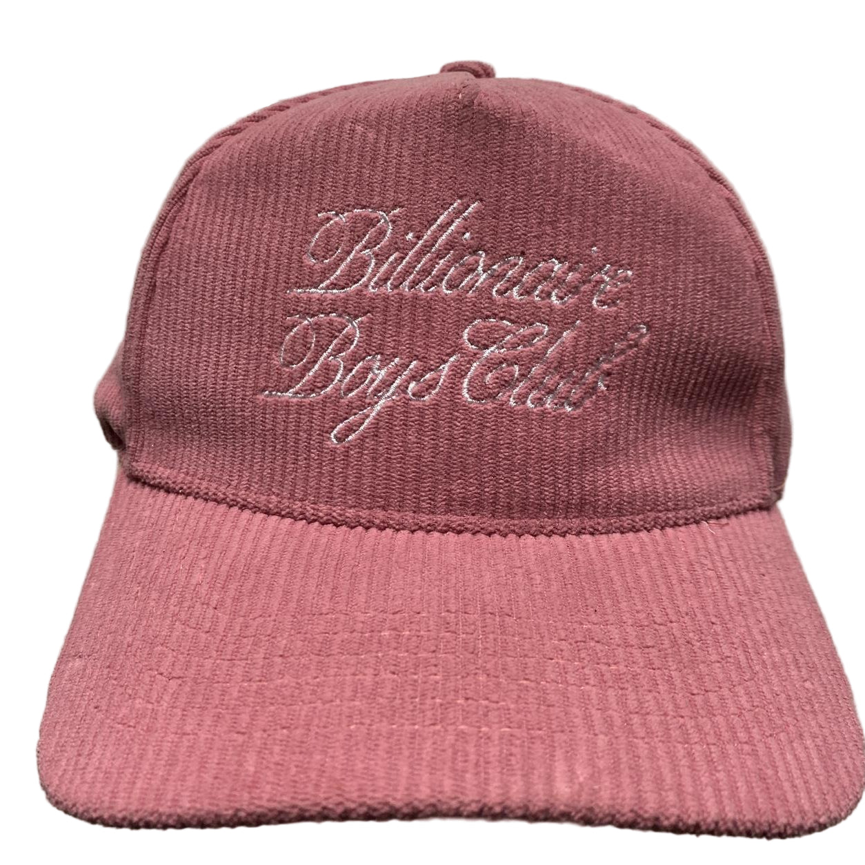 Billionaire Boys Club Pink Corduroy Suede Cap