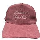 Billionaire Boys Club Pink Corduroy Suede Cap