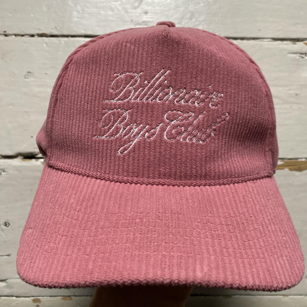 Billionaire Boys Club Pink Corduroy Suede Cap