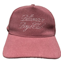 Billionaire Boys Club Pink Corduroy Suede Cap