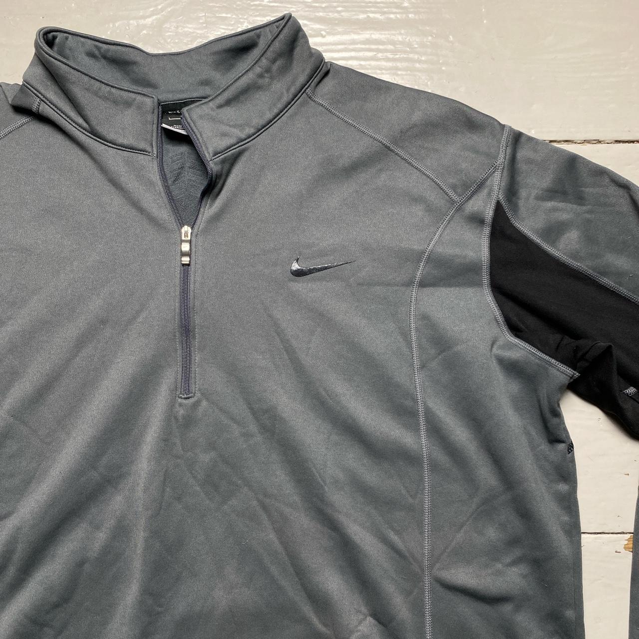 Nike Golf Grey and Black Quarter Zip Jumper