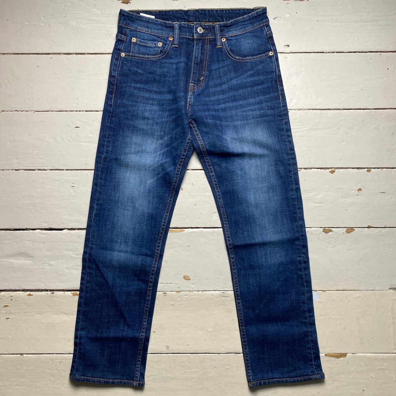 Levis 514 Dark Navy Stonewash Jeans