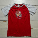 Dolce & Gabbana Vintage Red and Grey T Shirt