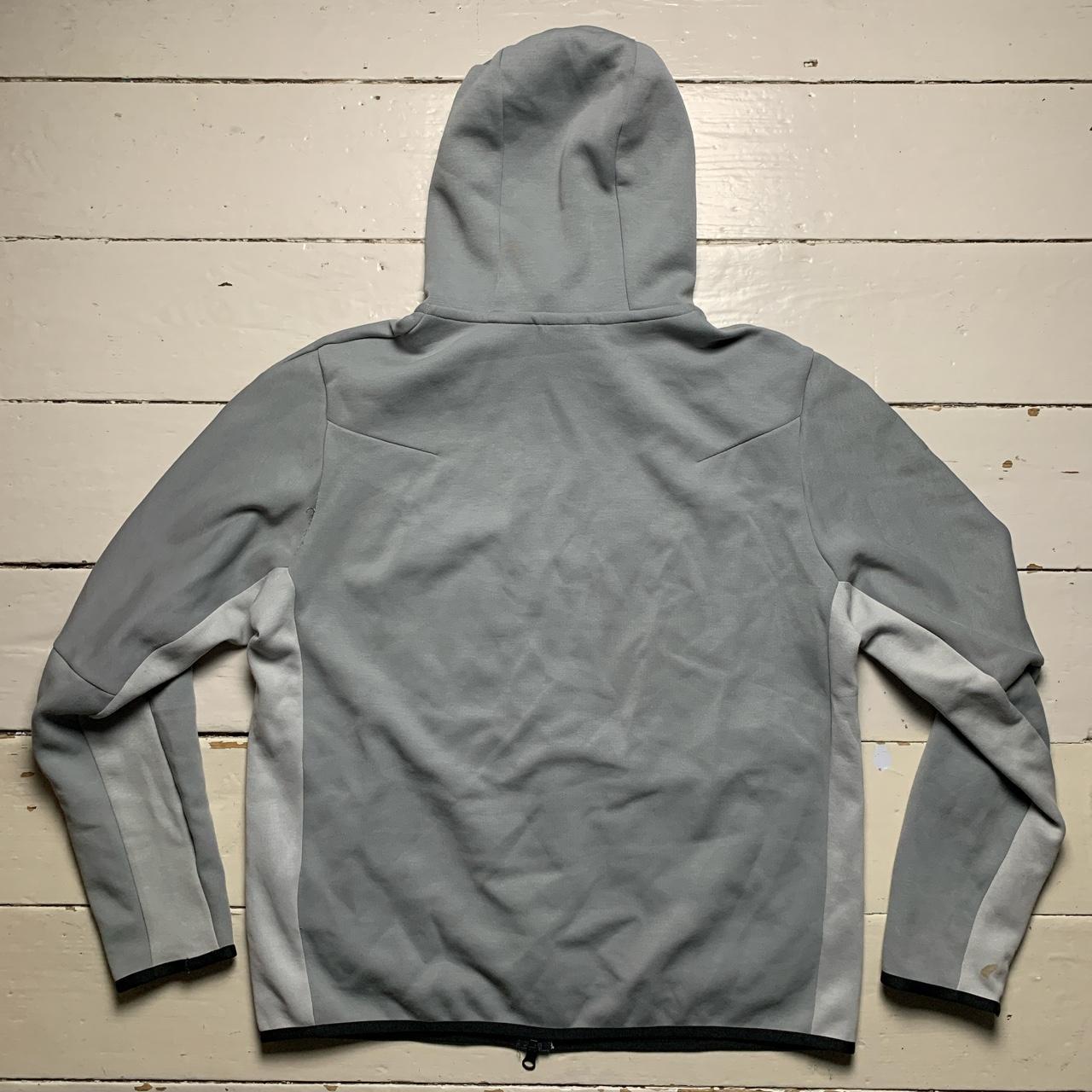 Nike Tech Fleece New Season Grey and White Hoodie