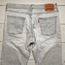 Levis 514 Silver Jeans