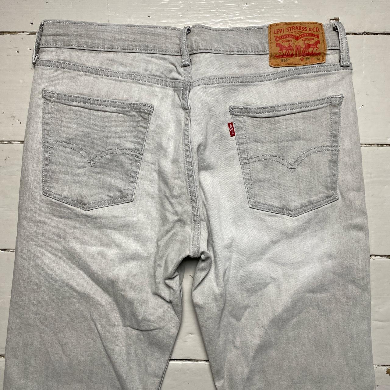 Levis 514 Silver Jeans