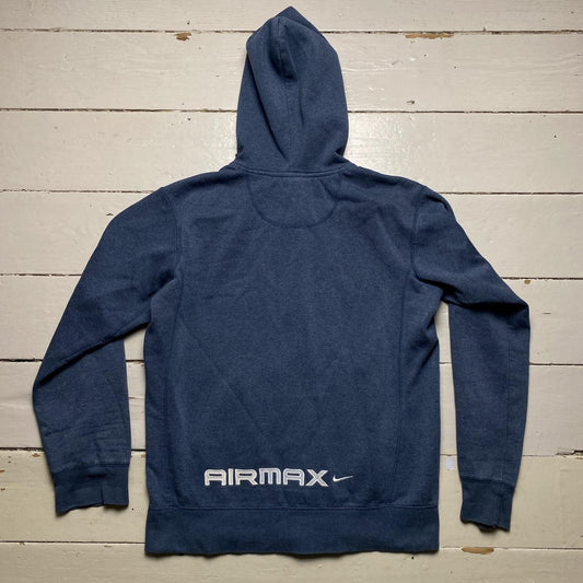 Nike Air Max Vintage Hoodie Blue and White Swoosh