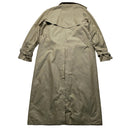 Burberry Vintage Khaki Nova Check Trench Coat (UK 10)