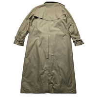 Burberry Vintage Khaki Nova Check Trench Coat (UK 10)