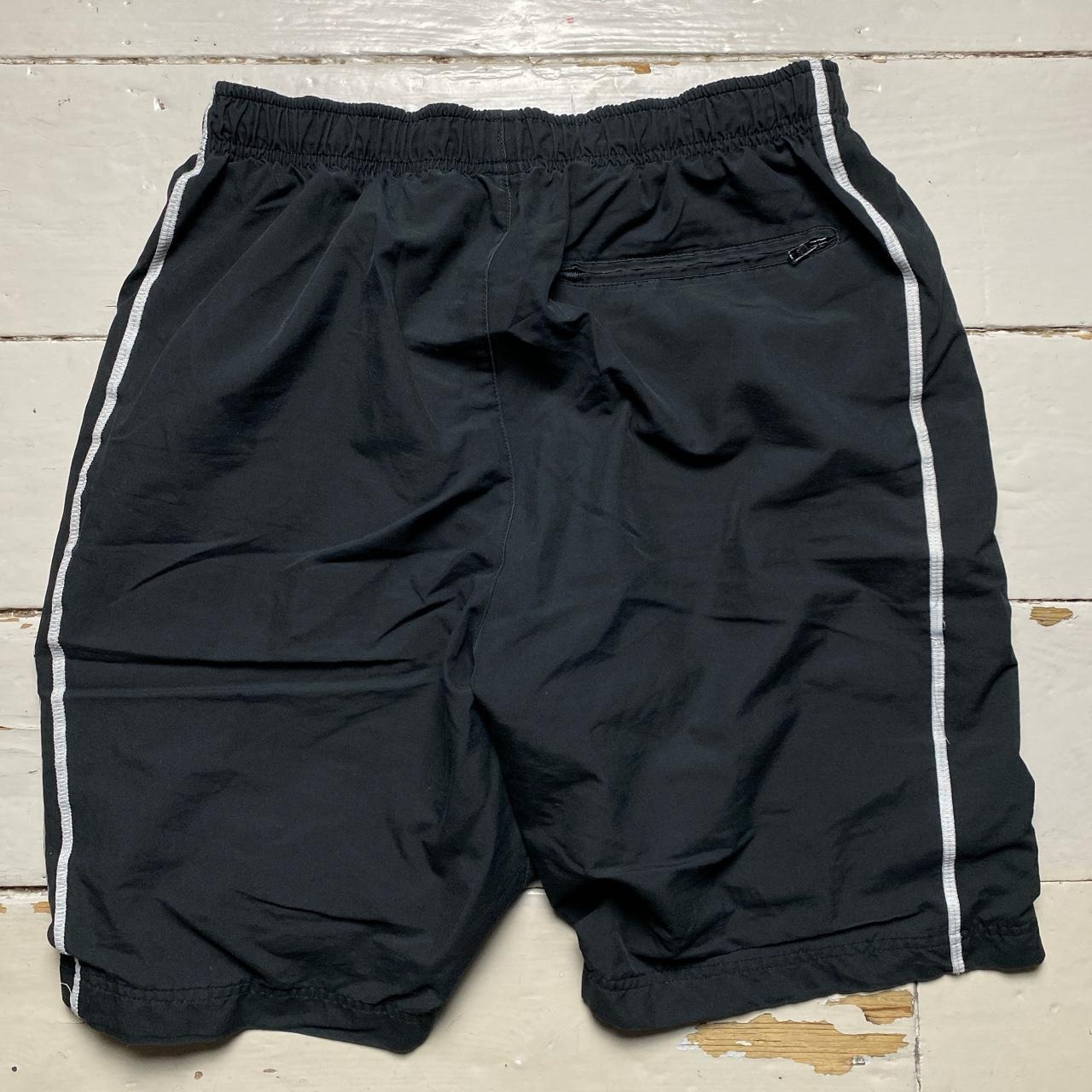 Nike Club Spellout Black and White Shell Track Pant Shorts