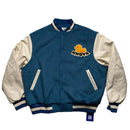 NNOVA Travel Notes Varsity Fleece and Faux Leather Bomber Jacket (S)