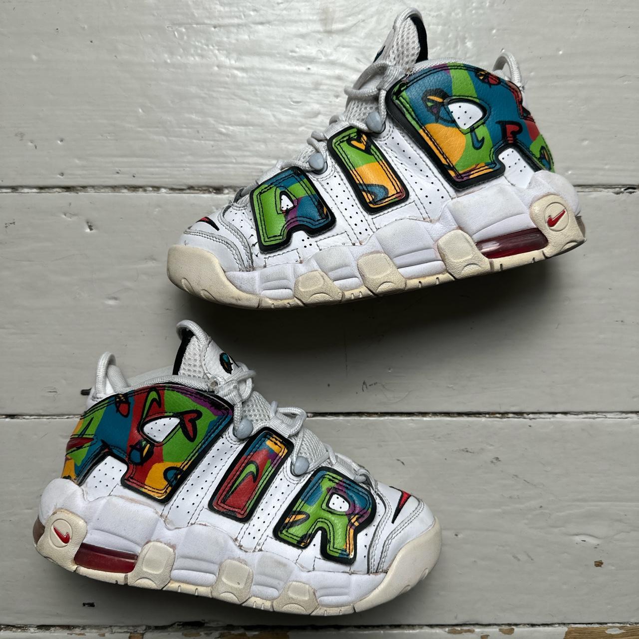 Nike More Uptempo Peace and Love