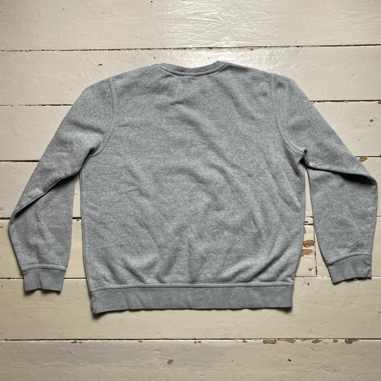 Nike Swoosh Grey and White Jumper