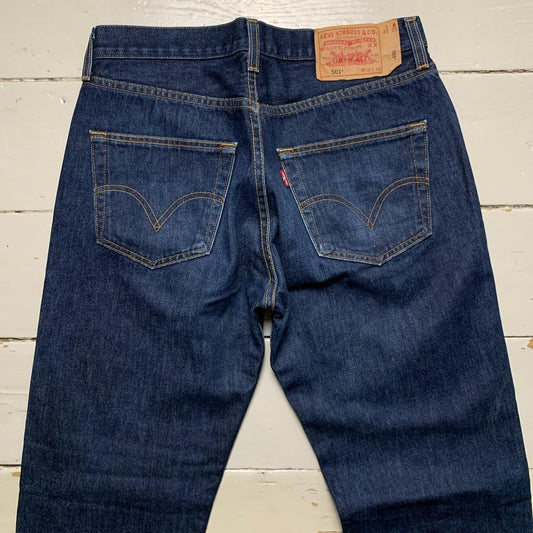 Levis 501 Navy Vintage Jeans