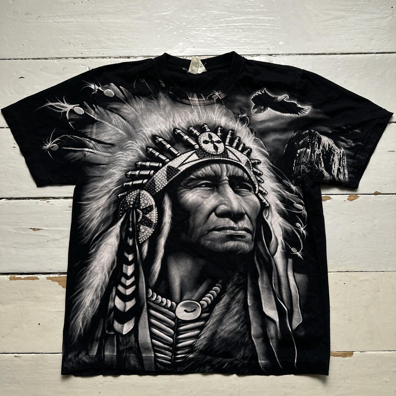 Native American Red Indian Vintage 90s T Shirt