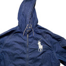 Ralph Lauren Navy and White Vintage Lightweight Jacket (XL)