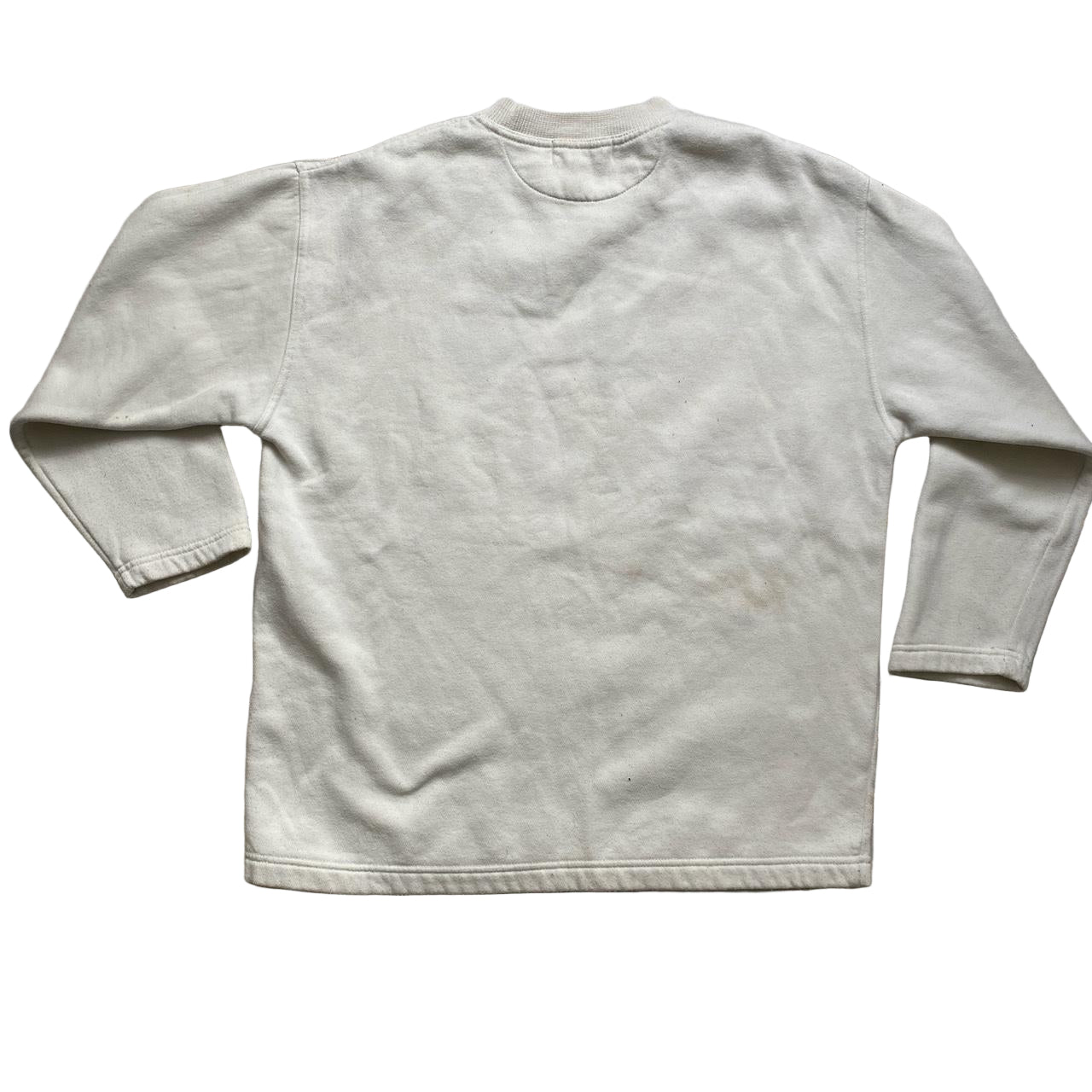 NAFNAF Vintage Cream White Rainbow Spellout Jumper (S)