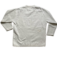 NAFNAF Vintage Cream White Rainbow Spellout Jumper (S)