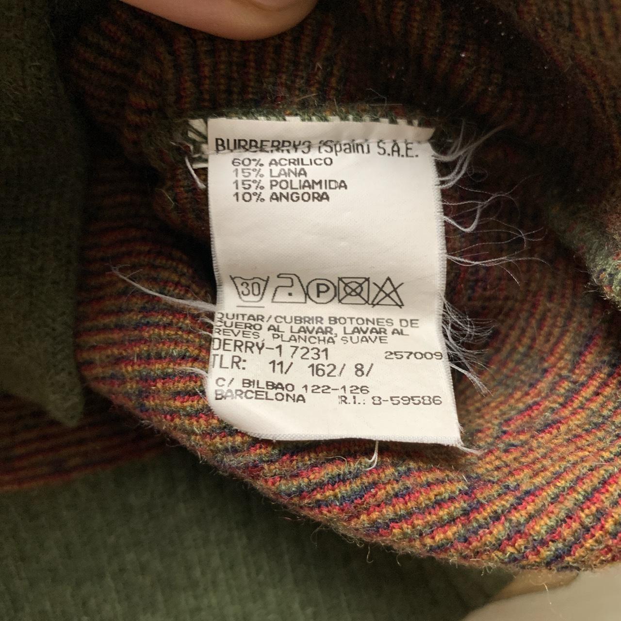 Burberrys Vintage Knit Cardigan Vest Gilet Jumper (XL)