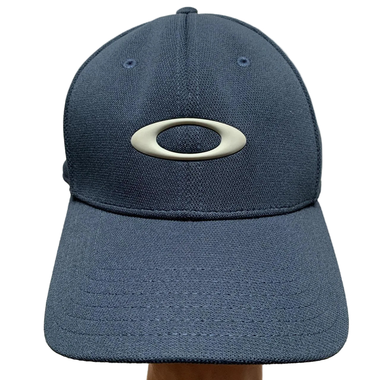 Oakley Navy and Grey Big O Fitted Cap