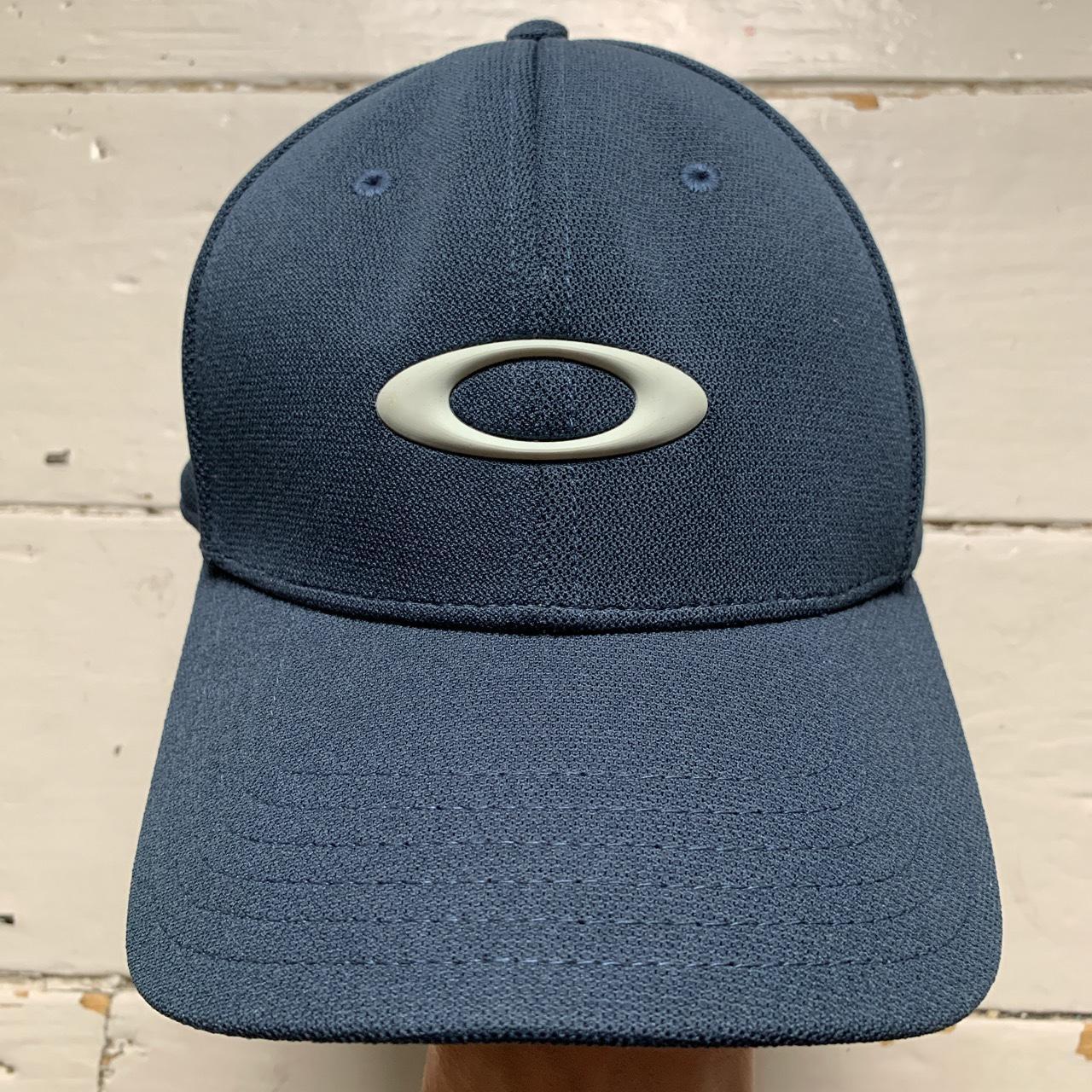 Oakley Navy and Grey Big O Fitted Cap