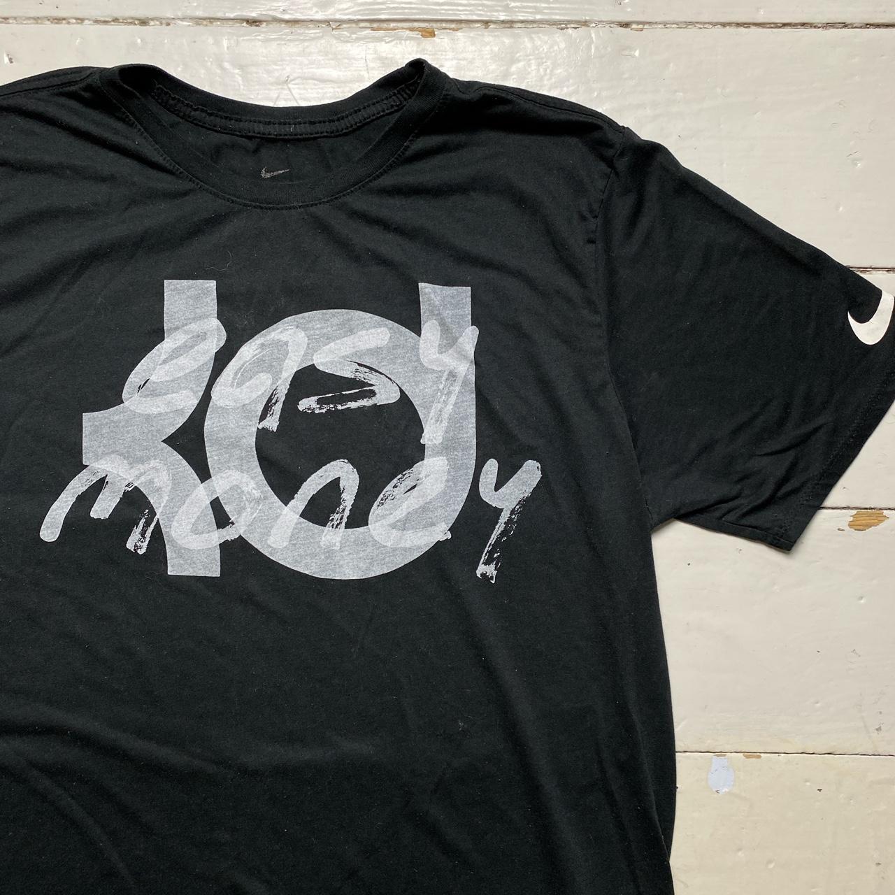 Nike KD Kevin Durang Easy Money T Shirt Black and White