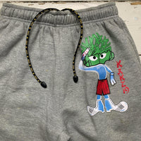 Kakzi Jeans Vintage Cartoon Grey Joggers (S)