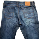Levis 505 Dark Navy Stonewash Jeans (34W)