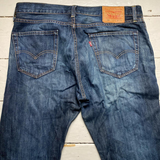 Levis 505 Dark Navy Stonewash Jeans