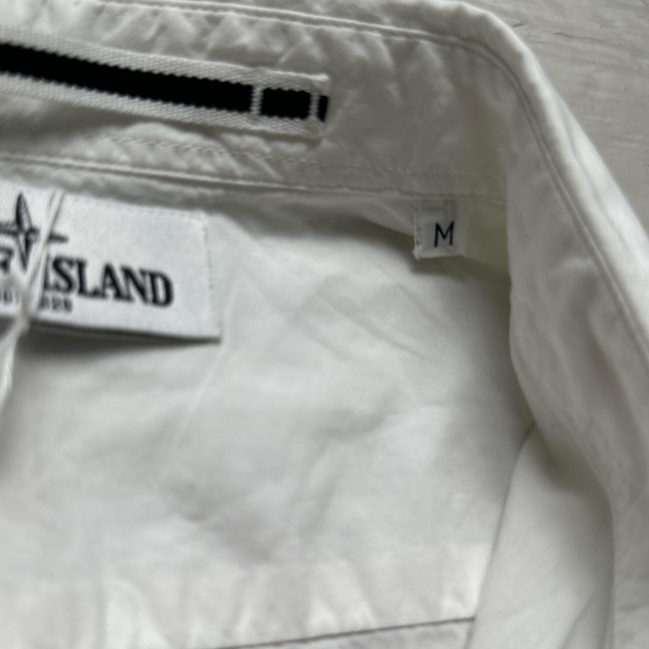 Stone Island White Short Sleeve Shirt