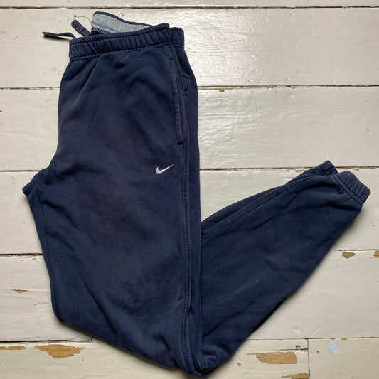 Nike Athletic Department Swoosh Navy and White Joggers