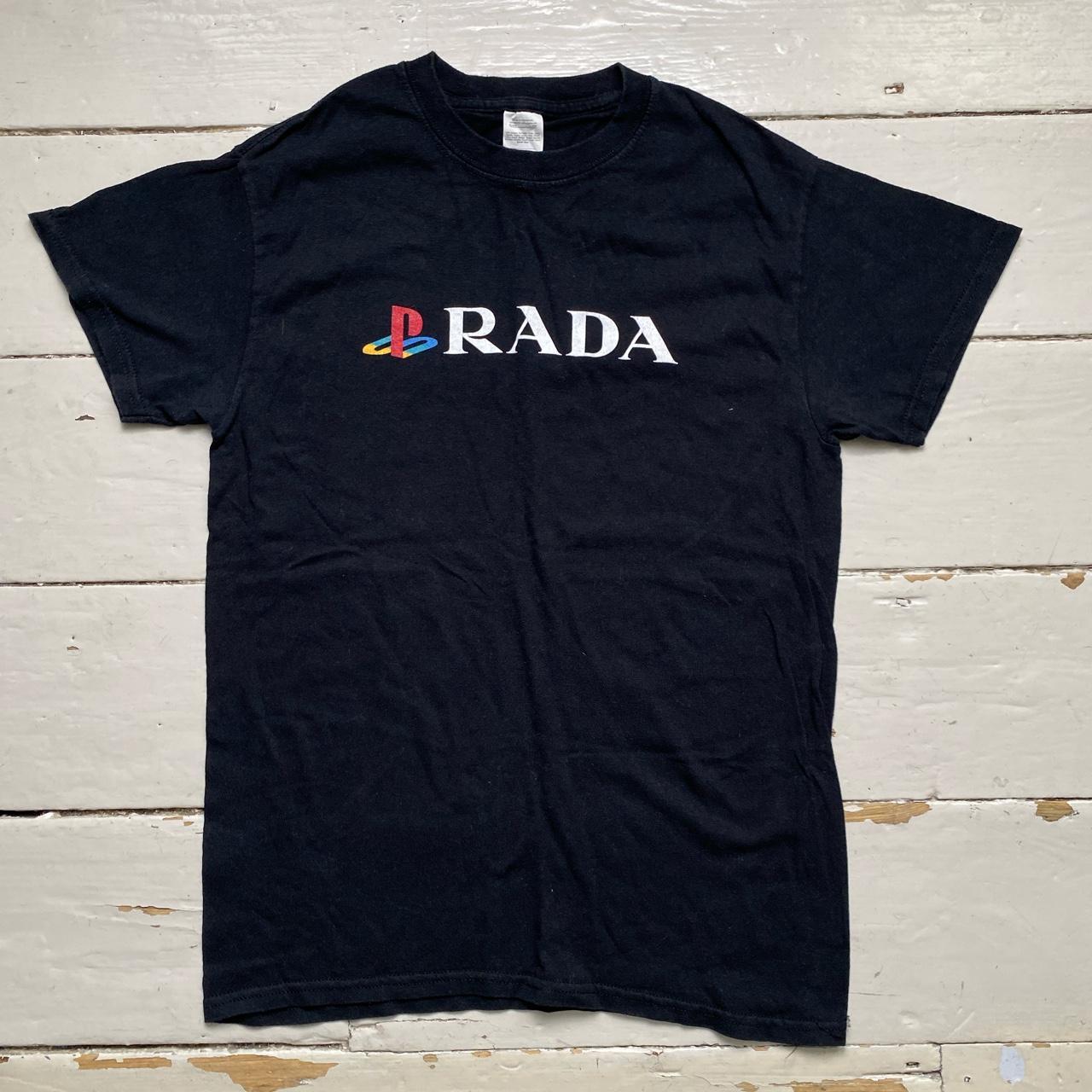 Prada Playstation T Shirt Black and White