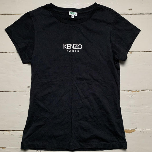 Kenzo Paris Black and White Fitted T Shirt