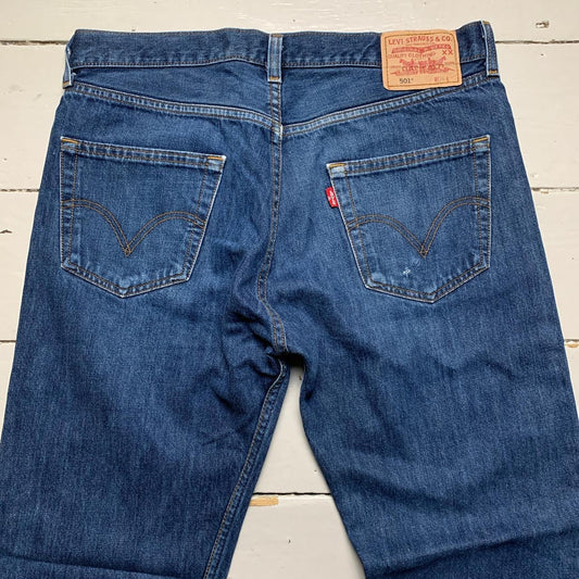 Levis 501 Vintage Baggy Navy Jeans