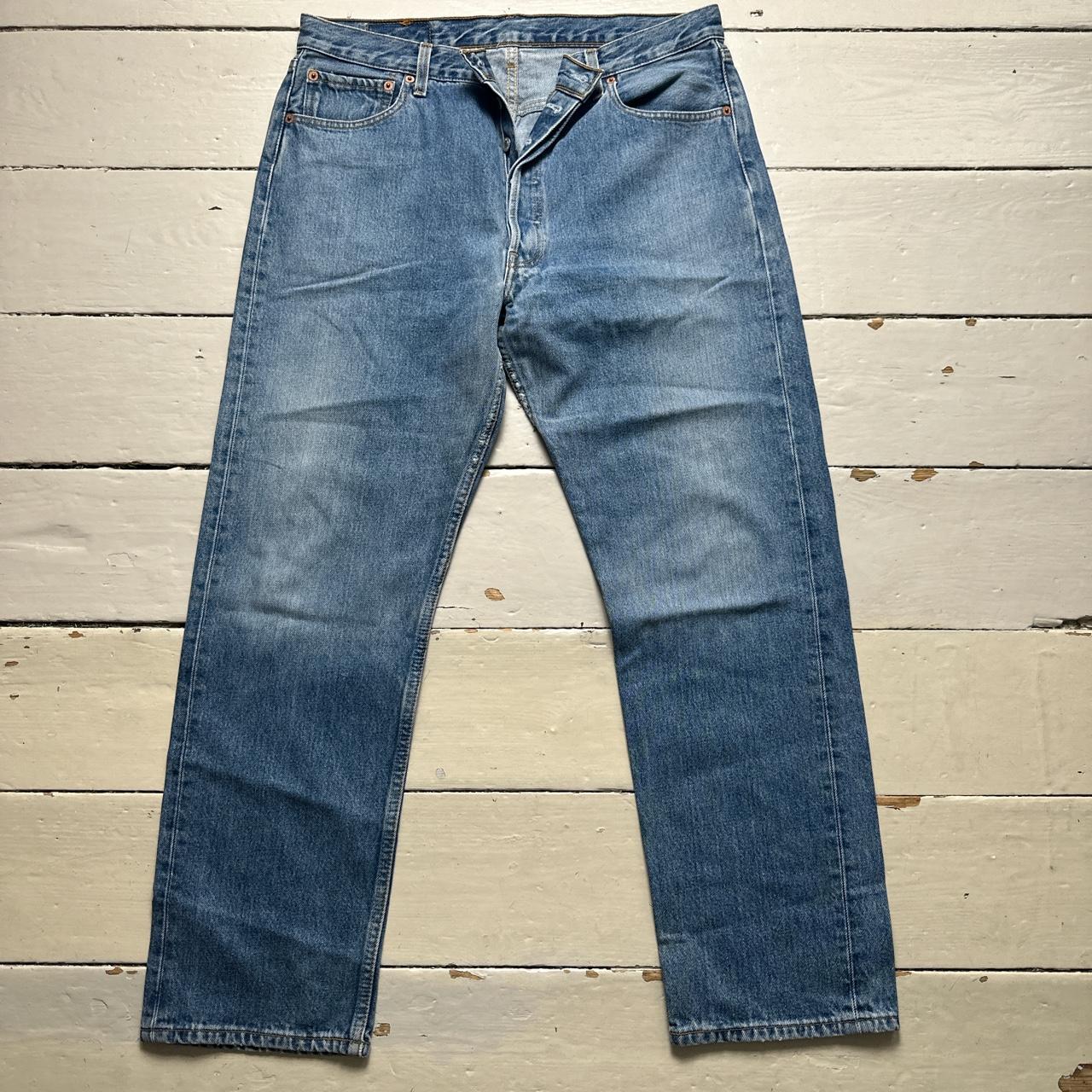 Levis 501 Vintage Light Blue Jeans