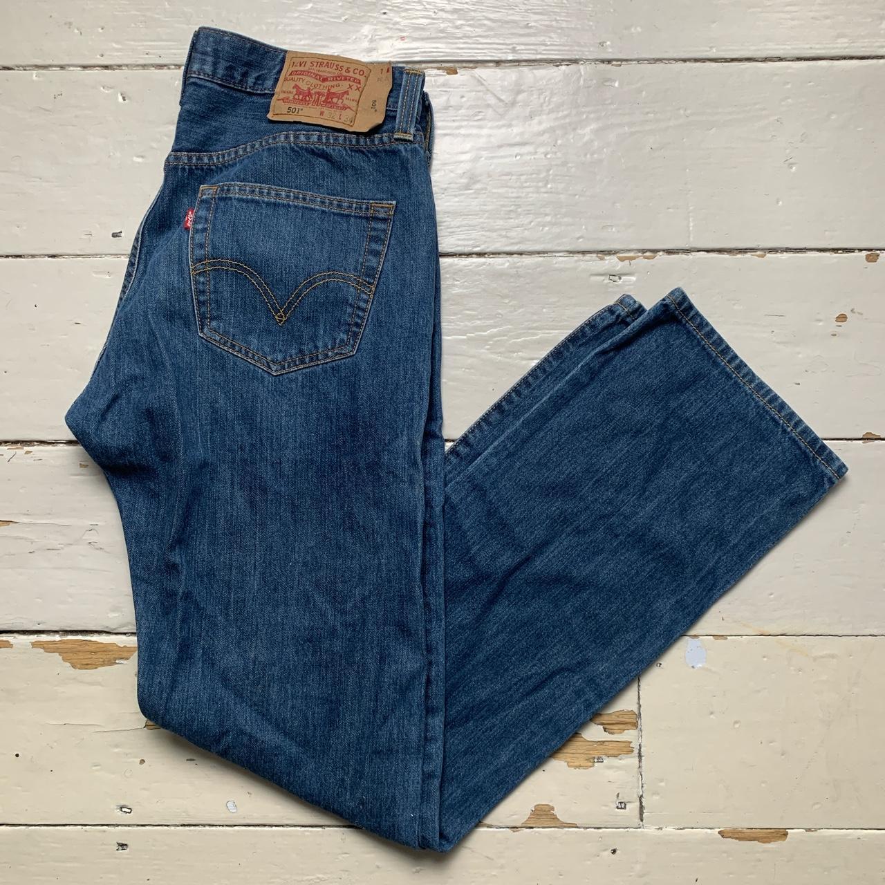Levis 501 Vintage Navy Jeans