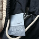 Nike Vintage y2k Womens Reversible Gilet Cream and Black (M)