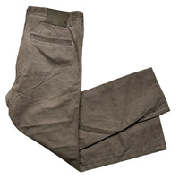 All Saints Fort Low Crotch Tapered Khaki Brown Cargo Chino Trousers (32W)