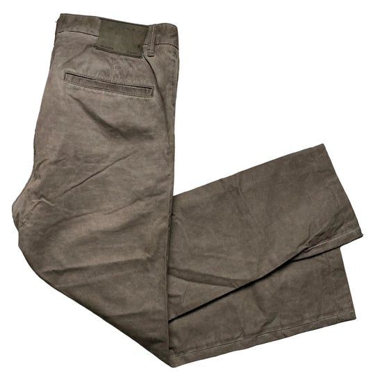 All Saints Fort Low Crotch Tapered Khaki Brown Cargo Chino Trousers (32W)