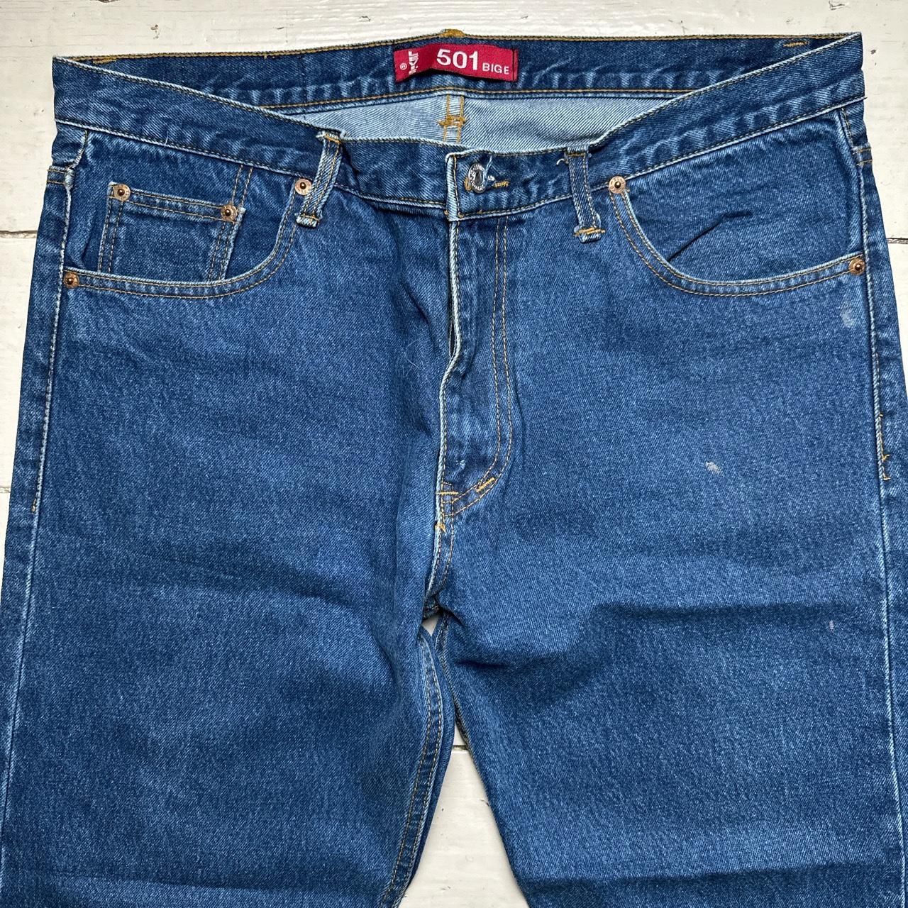 Levis 501 Big E Vintage Blue Jeans