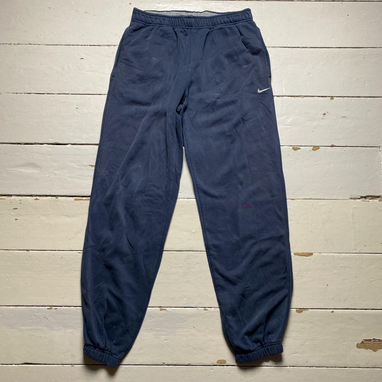Nike Athletic Department Vintage Baggy Navy and White Swoosh Joggers